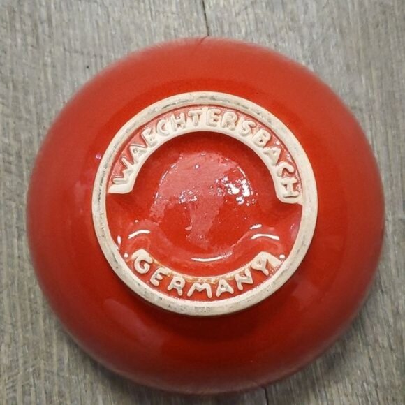 Waechtersbach Germany Red Bowl Ceramic Dish Soup Cereal 5¾" - Picture 9 of 10